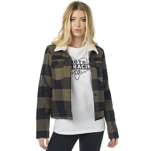 FOX Olive Plaid Jacket